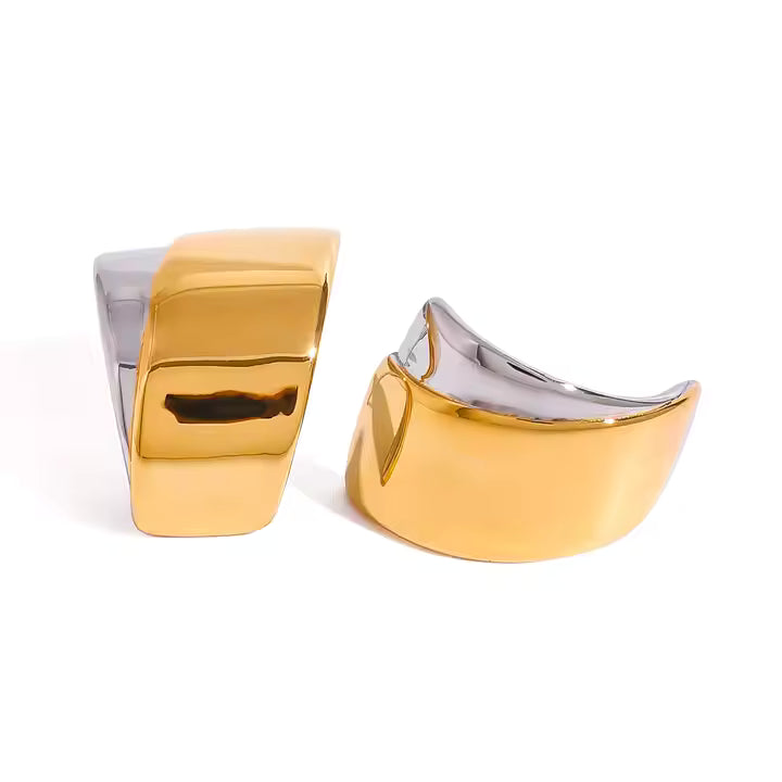 GLAZE HOOP EARRINGS LAVISH JEWELS