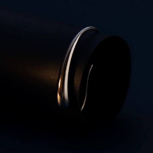 LORISEL SILVER HOOP EARRINGS - LAVISH JEWELS18k PVD GOLD EARRING