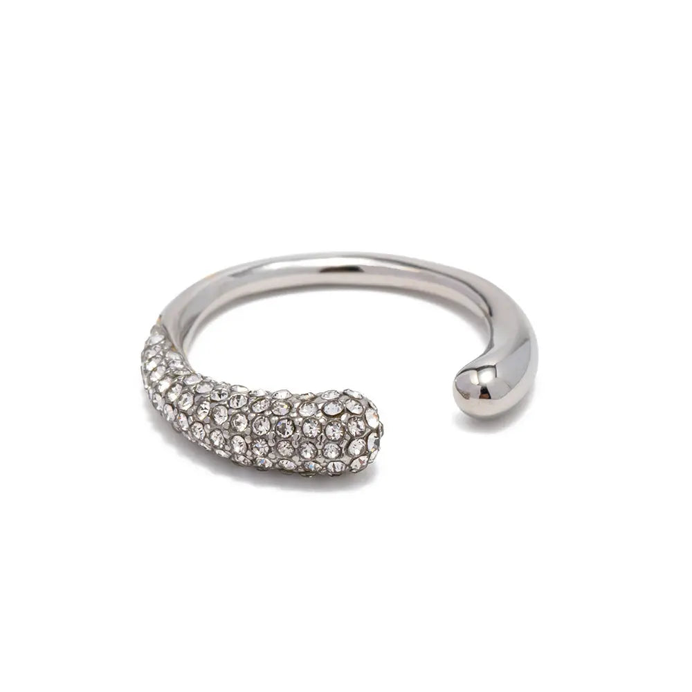 SILVER STONE RING LAVISH JEWELS