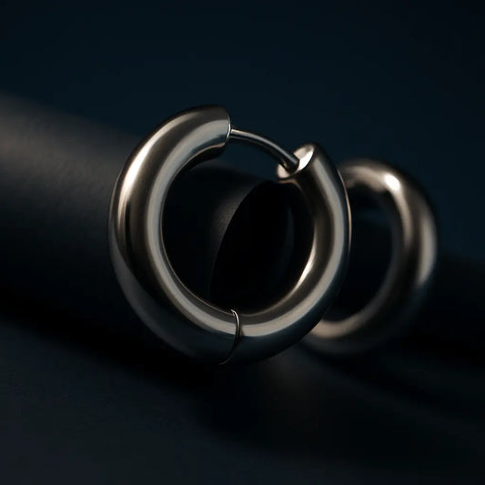 ZANIRA SILVER HOOP EARRINGS LAVISH JEWELS