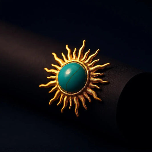 ZURI GOLD STUDD EARRINGS - LAVISH JEWELS18k PVD GOLD EARRING