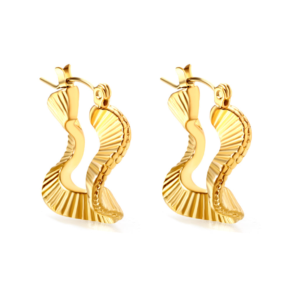 TWIST HOOP LAVISH JEWELS