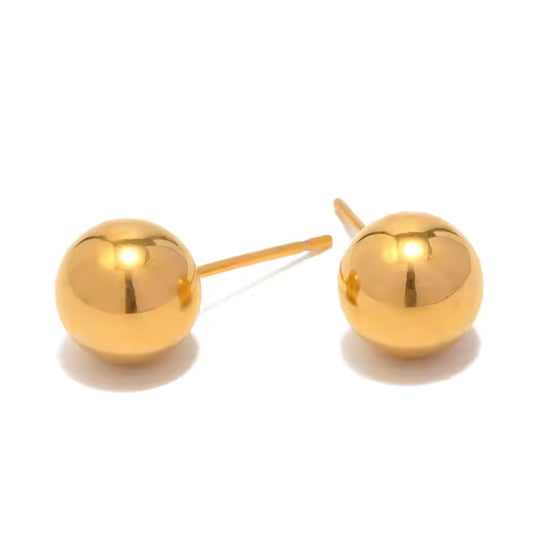 MIRESSA GOLD STUD EARRINGS LAVISH JEWELS