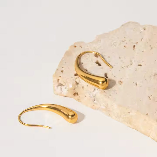 LORISEL GOLD HOOP EARRINGS LAVISH JEWELS