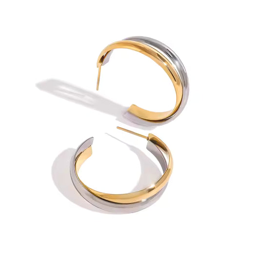 BELLE HOOP EARRINGS LAVISH JEWELS