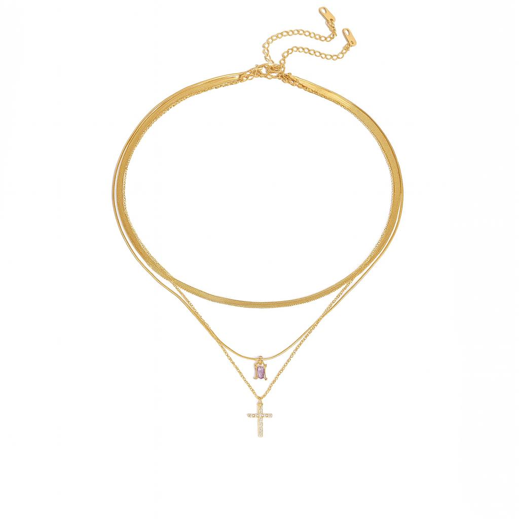 ETERNAL SHEEN GOLD NECKLACE - LAVISH JEWELS