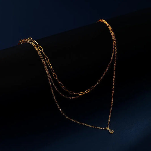 AURENE GOLD NECKLACE - LAVISH JEWELSNecklace