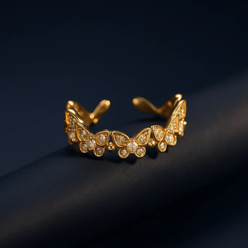 CLIFF GOLD RING - LAVISH JEWELS18K PVD GOLD RING