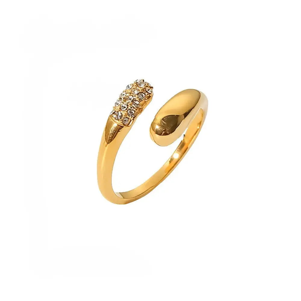 CORAL GOLD RING LAVISH JEWELS