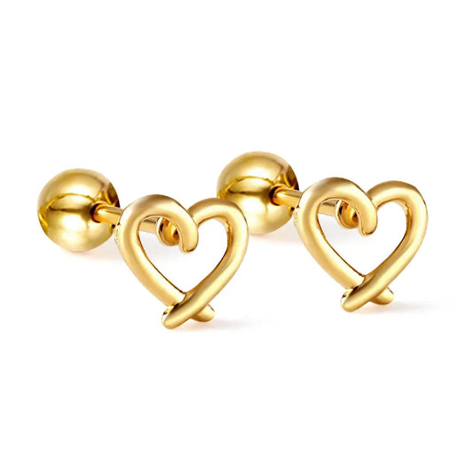 DAWN STUD GOLD EARRINGS LAVISH JEWELS