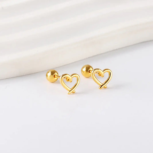 DAWN STUD GOLD EARRINGS LAVISH JEWELS