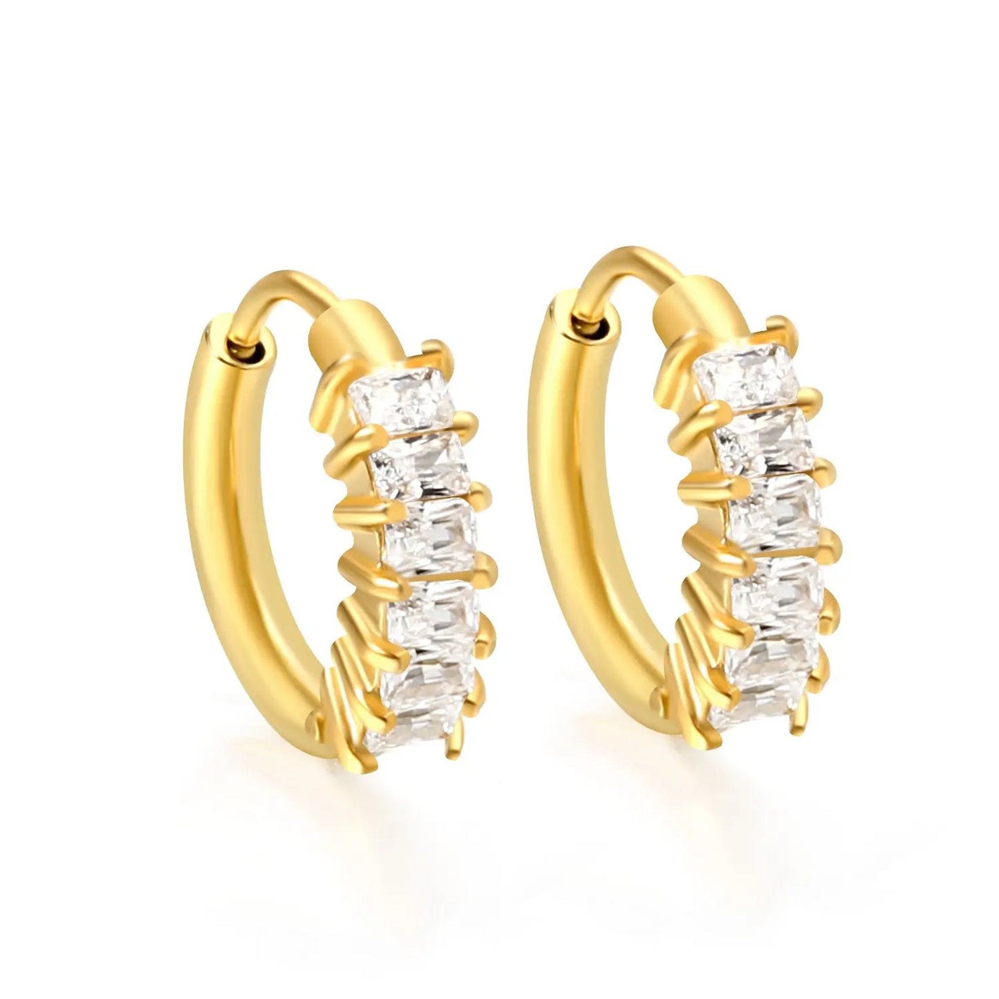 ELIXIR HOOP GOLD EARRINGS LAVISH JEWELS