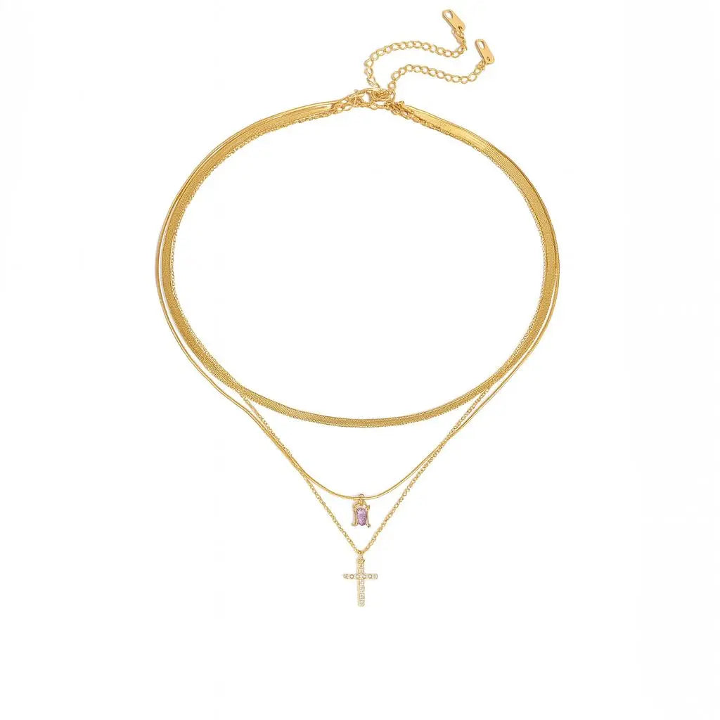 ETERNAL SHEEN GOLD NECKLACE - LAVISH JEWELSNecklace