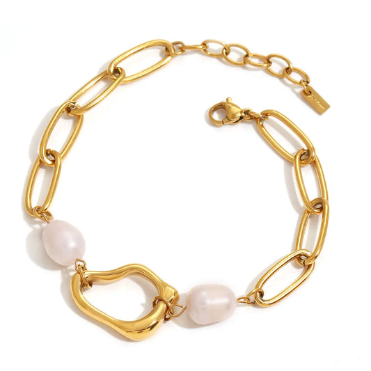 FLORA GOLD BRACELET LAVISH JEWELS