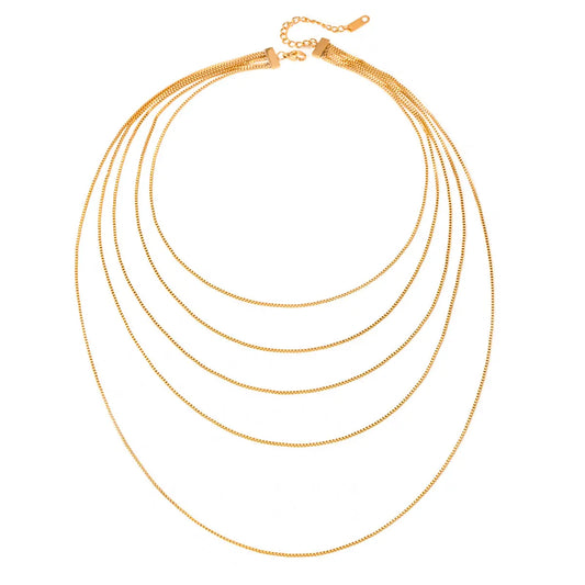 GOLDEN HORIZON NECKLACE LAVISH JEWELS
