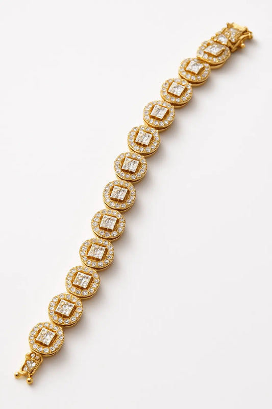 Kaira Gold AD Bracelet – Delicate, Lightweight & Elegant | Lavish Jewels - LAVISH JEWELSKaira Gold AD Bracelet – Delicate, Lightweight & Elegant | Lavish Jewels