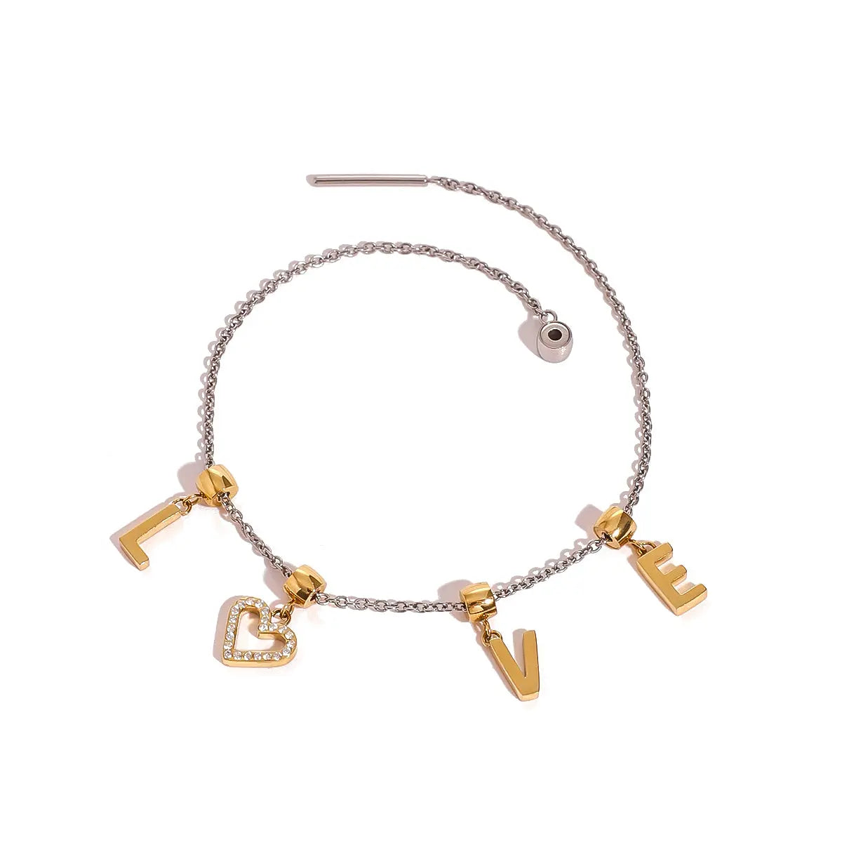 LOVE GOLD BRACELET LAVISH JEWELS