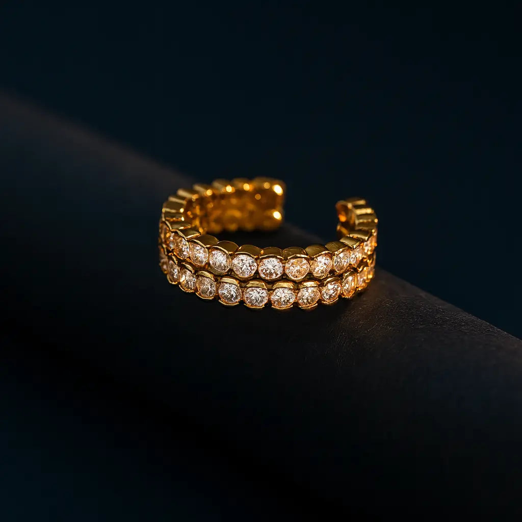 MOSS GOLD RING LAVISH JEWELS
