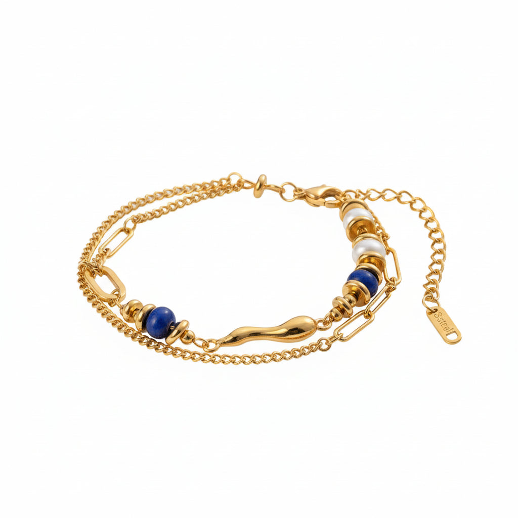 NEVA GOLD BRACELET LAVISH JEWELS