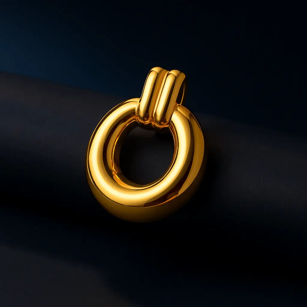 ORION STUD GOLD EARRINGS - LAVISH JEWELS18K PVD EARRINGS