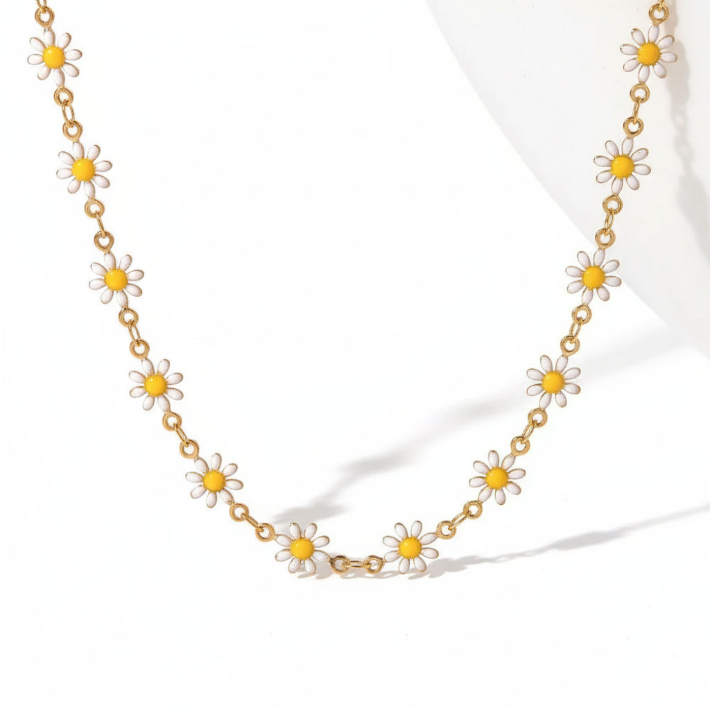 SOLARA GOLD CHARM NECKLACE LAVISH JEWELS