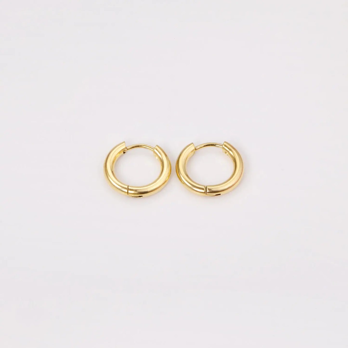 SWAY HUGGIE GOLD EARRINGS LAVISH JEWELS