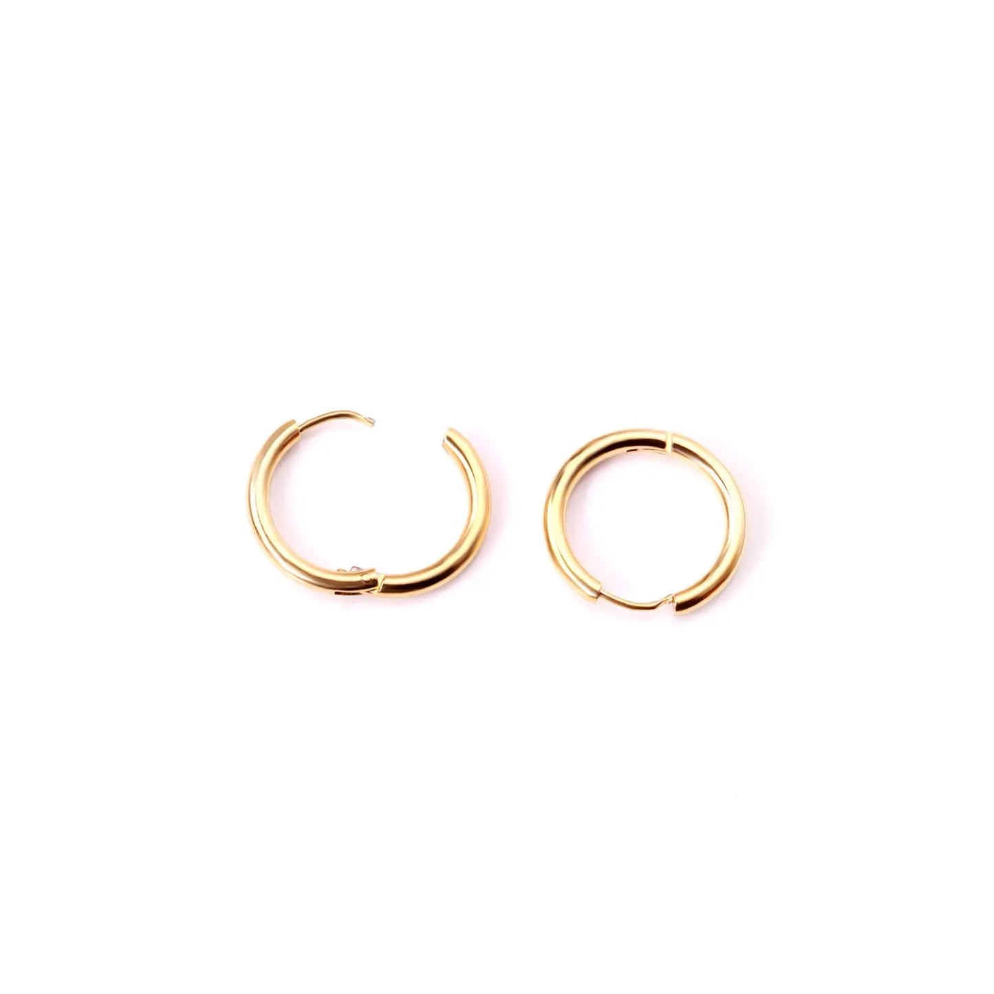 SWAY HUGGIE GOLD EARRINGS LAVISH JEWELS